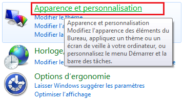 Apparence et personnalisation