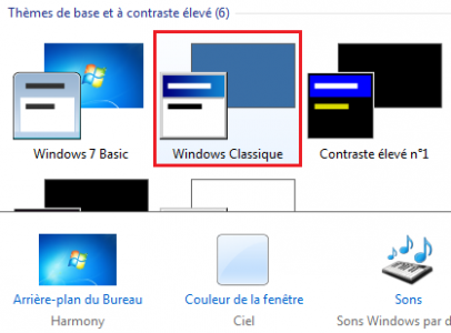 Windows classique