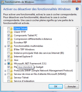 Fonctionnalités de Windows